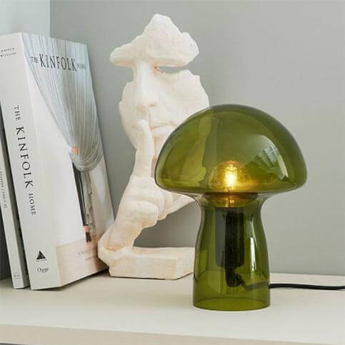 lampe champignon vert